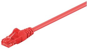 CAT 6 Patchkabel, U/UTP, rot, 0.25m- VPE: 1