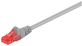 CAT 6 Patchkabel, U/UTP, grau, 5m- VPE: 1