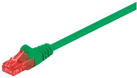 CAT 6 Patchkabel, U/UTP, grün, 0.5m- VPE: 1