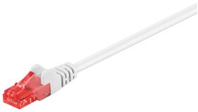 CAT 6 Patchkabel, U/UTP, weiß, 3m- VPE: 1