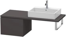 Duravit Konsolenunterschrank L-CUBE 400x520x547mm graphit supermatt