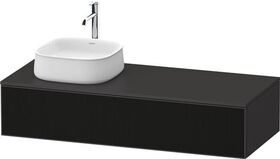 Duravit Waschtischunterbau Zencha 1300x281x550mm sw ls / gra s-matt o ES