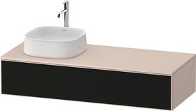 Duravit Waschtischunterbau Zencha 1300x281x550mm sw ls / ta s-matt o ES