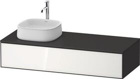 Duravit Waschtischunterbau Zencha 1300x281x550mm we / gra s-matt o ES