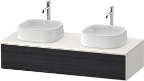 Duravit Waschtischunterbau Zencha 1300x281x550mm Ei sw / we s-matt o ES