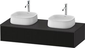 Duravit Waschtischunterbau Zencha 1300x281x550mm sw ls / gra s-matt o ES
