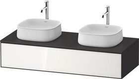 Duravit Waschtischunterbau Zencha 1300x281x550mm we / gra s-matt o ES