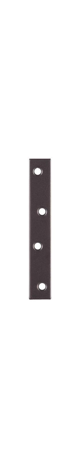 Flachverb.L.100mm B.15mm S.1,75mm STA schwarz ku.-besch.GAH