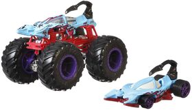 HW MT 1:64 Die Cast Truck + Auto