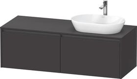 Duravit Waschtischunterbau Ketho.2 1400x459x550mm Be re graphit supermatt