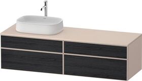Duravit Waschtischunterbau Zencha 1600x442x550mm Ei sw / ta s-matt o ES