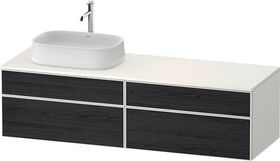 Duravit Waschtischunterbau Zencha 1600x442x550mm Ei sw / we s-matt o ES