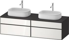 Duravit Waschtischunterbau Zencha 1600x442x550mm we / gra s-matt o ES