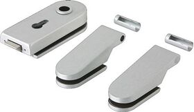 Glastürbeschlag STUDIO Rondo LM niro elox.PZ DIN L/R DORMA-GLAS