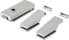 Glastürbeschlag STUDIO Classic LM niro elox.UV Drückerf.vorn DIN L/R DORMA-GLAS