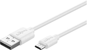 Micro-USB Lade- und Synchronisationskabel, 2m- VPE: 1