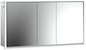 Emco LED-Lichtspiegelschrank LOFT UP 1600x733mm 3-türig aluminium/spiegel EMCO