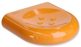 HEWI Seifenablage Ser 477, klein, mit Noppen orange