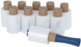 Stretchfolie Breite 100mm Länge 150m Stärke 20µ transparent TRANSPAK - VPE: 10