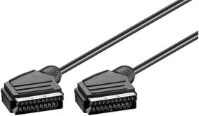 Scart-Verbindungskabel, vernickelt, ø mm, 5m- VPE: 1
