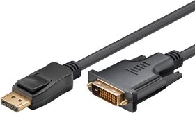DisplayPort™/DVI-D-Adapterkabel 1.2, 3m- VPE: 1