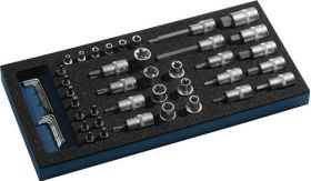 Werkzeugmodul 46-tlg.1/3-Modul Steckschlü.TECWERK