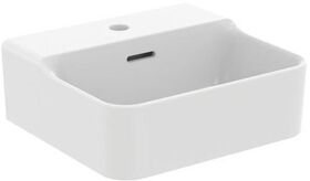 IDS Handwaschbecken CONCA m ÜL 1 HL 400x350x165mm seidenweiß IDEAL STANDARD