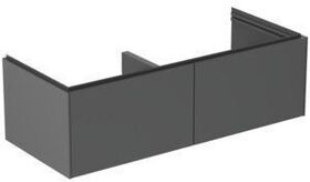 IDS Doppel-Waschtischunterschrank CONCA 2 Au o Pl 1200x370x505mm anthrazit matt IDEAL STANDARD