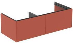IDS Doppel-Waschtischunterschrank CONCA 2 Au o Platte 1200x370x505mm Sunset matt IDEAL STANDARD