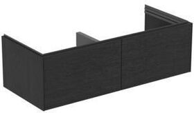 IDS Doppel-Waschtischunterschrank CONCA 2 Au o Pl 1200x370x505mm Eiche geflammt IDEAL STANDARD