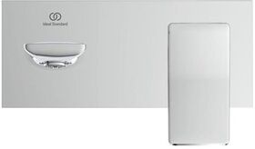 IDS Einhebel-Wandwaschtischarmatur CHECK Bausatz 2, Auslauf 220mm brushed gold IDEAL STANDARD