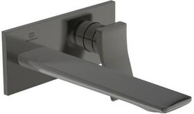 IDS Einhebel-Wandwaschtischarmatur CHECK Bausatz 2, Auslauf 220mm magnetic grey IDEAL STANDARD