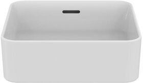 IDS Aufsatzwaschtisch STRADA II m ÜL o HL 400x400x180mm weiß IDEAL STANDARD