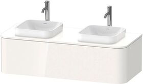 Duravit Konsolenunterschrank HAPPY D.2 P 354x1300x550mm f 2x Aufsatzbecken Happy