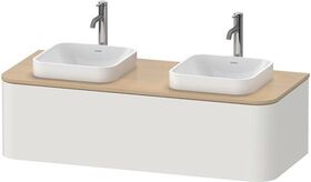 Duravit Konsolenunterschrank HAPPY D.2 P 354x1300x550mm f 2x Aufsatzbecken Happy