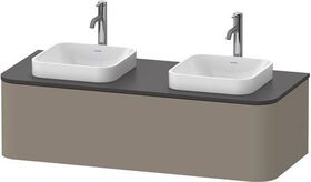 Duravit Konsolenunterschrank HAPPY D.2 P 354x1300x550mm f 2x Aufsatzbecken Happy