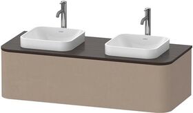 Duravit Konsolenunterschrank HAPPY D.2 P 354x1300x550mm f 2x Aufsatzbecken Happy