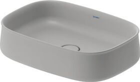 Duravit Aufsatzbecken Zencha 550x390mm o ÜL u Hahnlochblock gr sdm WG