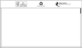 Dokumententaschen Standard Maße 240x110mm DIN-lang o.Druck TRANSPAK - VPE: 1000