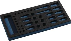 Werkzeugmodul Leereinlage 1/3-Modul 2000 871 250 46-tlg.TECWERK