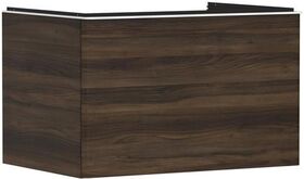 HG Waschtischunterschrank Xelu Q 780x485x550mm NB dunkel Griff mattweiß