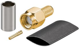 RP-SMA-Crimpstecker, RG58- VPE: 1