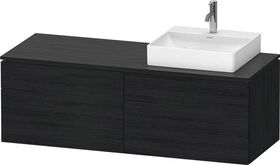 Duravit Waschtischunterbau L-CUBE 1420x482x550mm Ei sw o ES