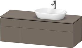 Duravit Waschtischunterbau L-CUBE 1420x482x550mm fla gr sdm o ES