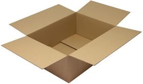 Faltkarton 2-wellig Maße 780x580x300mm Qualität 2.30BC braun TRANSPAK - VPE: 15