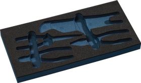 Werkzeugmodul Leereinlage 1/3-Modul 2000 871 230 4-tlg.TECWERK