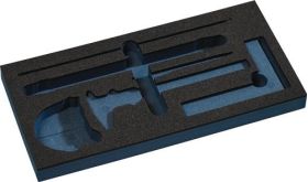 Werkzeugmodul Leereinlage 1/3-Modul 2000 871 252 6-tlg.TECWERK