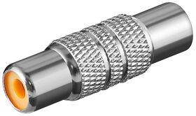 Cinch-Adapter, Buchse zu Buchse, Metallausführung- VPE: 10