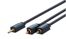 3,5-mm-AUX-auf-Cinch-Adapterkabel, stereo, 3m- VPE: 1