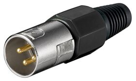 Mikrofonstecker, XLR-Stecker (3-Pin), 3Pin- VPE: 1